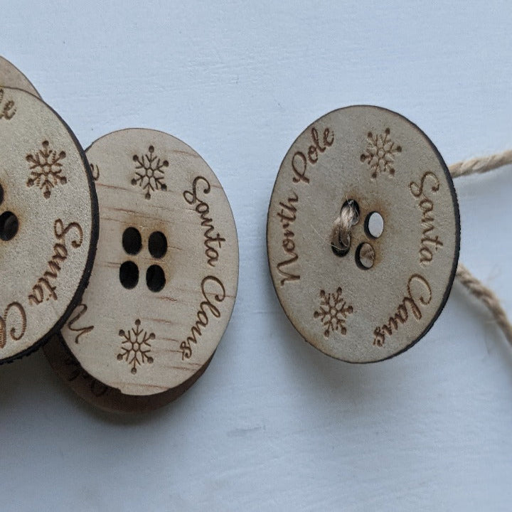Santa's lost button