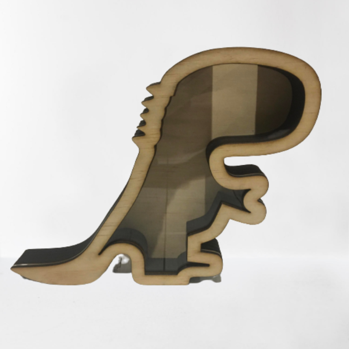 Dinosaur egg drop box - money box