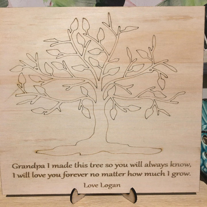 Father's Day fingerprint tree