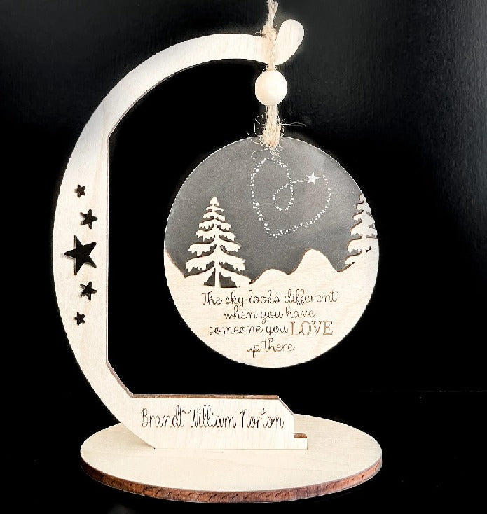 Memorial ornament - The sky looks different