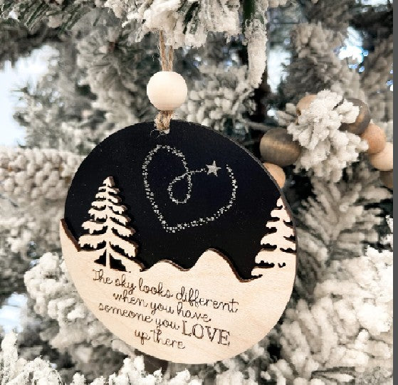 Memorial ornament - The sky looks different