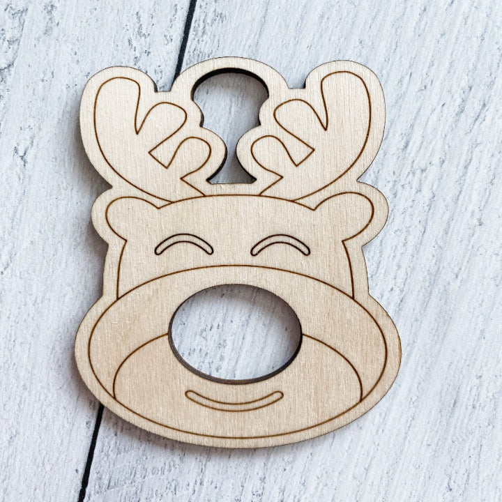 Reindeer bauble (fits Lindt ball or lollipop)