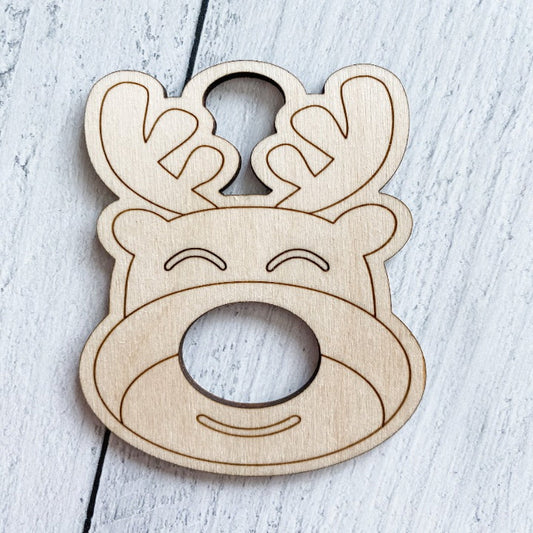 Reindeer bauble (fits Lindt ball or lollipop)