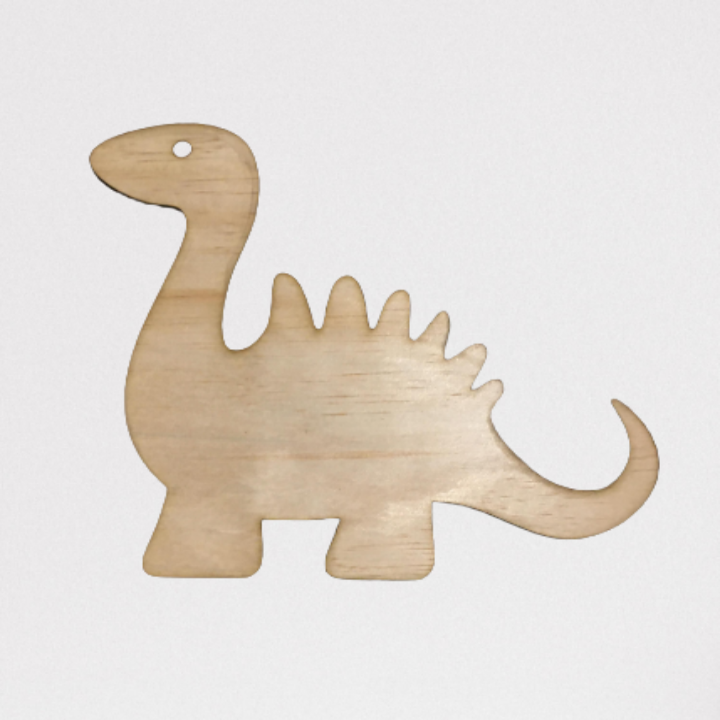Long neck baby dinosaur door plaque