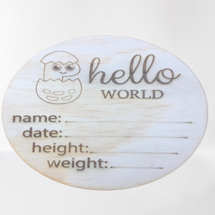 Hello world - hatching egg birth announcement