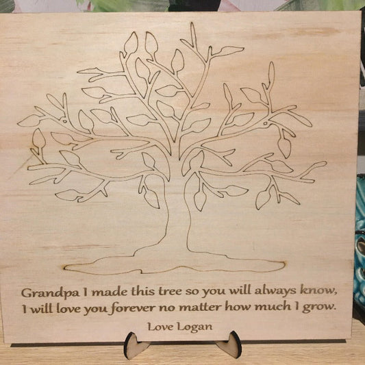 Father's Day fingerprint tree